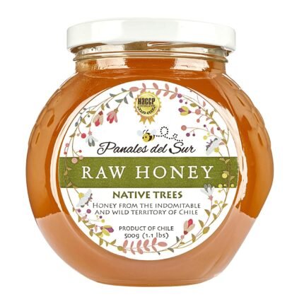 Raw Native Trees Chilean Honey – 17.6 oz - Premium Processing - Unfiltered and Unpasteurized
